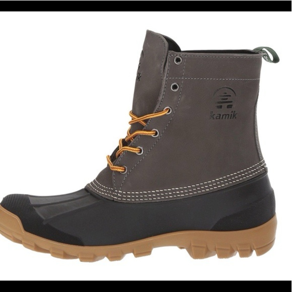 New Kamik Yukon 6 leather waterproof winter boots sz 10
